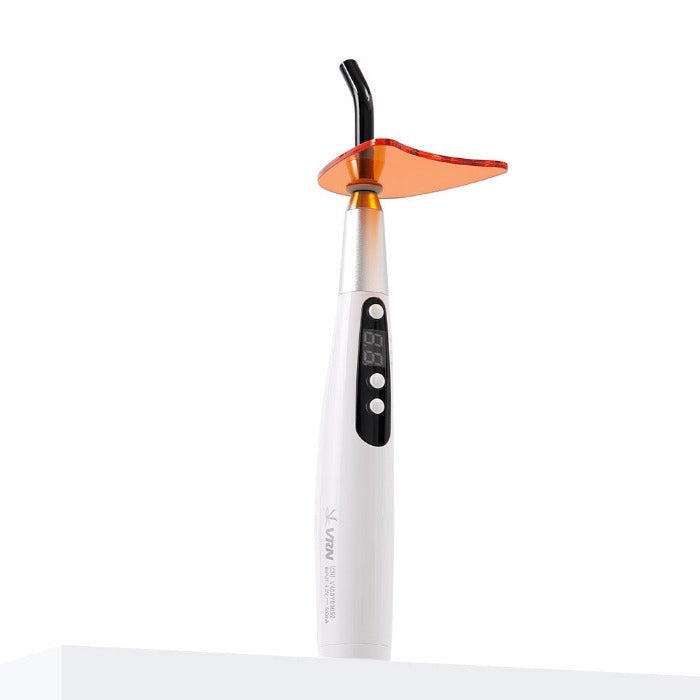 Dental LED Curing Light Wireless 3S Curing 360° Rotating Lamp Cap 3 Models 1400 mW/cm²