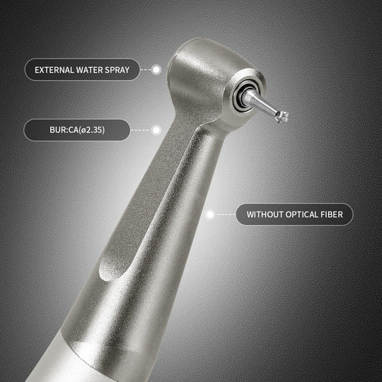 1:1 Low Speed Push Button Contra Angle Handpiece External Water