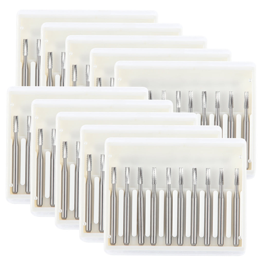 Dental Carbide Bur FG #558 Straight Fissure Crosscut 10pcs/Box