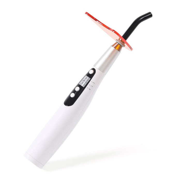 Dental LED Curing Light Wireless 3S Curing 360° Rotating Lamp Cap 3 Models 1400 mW/cm²