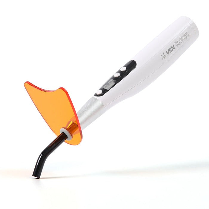 Dental LED Curing Light Wireless 3S Curing 360° Rotating Lamp Cap 3 Models 1400 mW/cm²