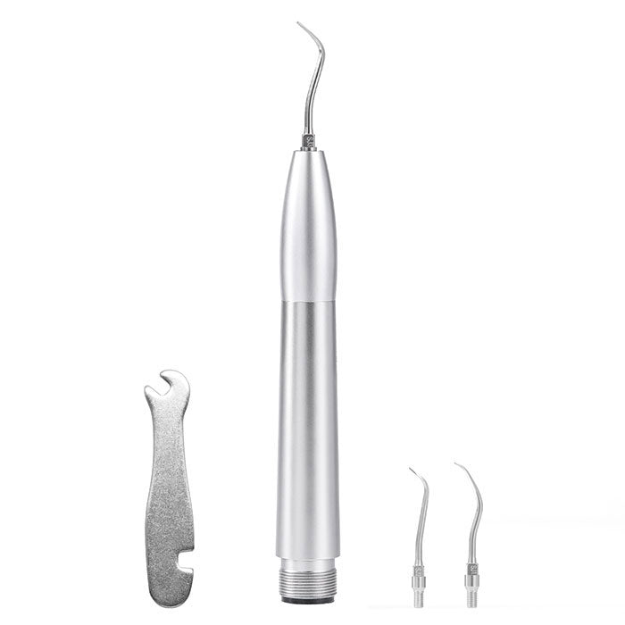 Dental Air Scaler Handpiece Tooth Cleaner With 3 Tips 2/4 Holes