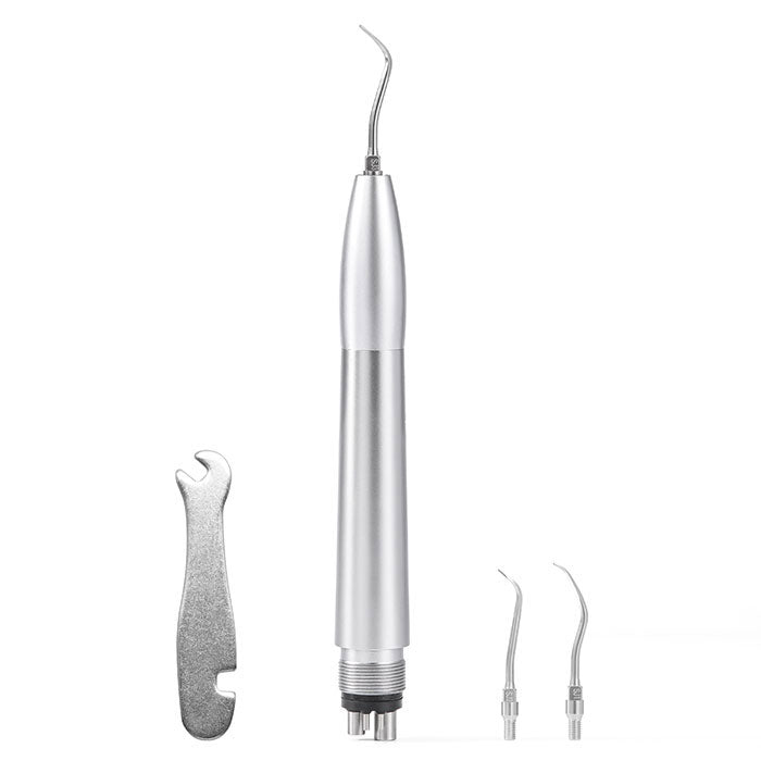 Dental Air Scaler Handpiece Tooth Cleaner With 3 Tips 2/4 Holes