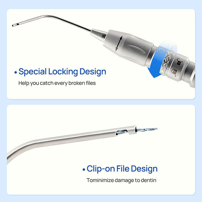 Dental Root Canal Broken File Extractor Endo Broken Files Removal System Instrument Set