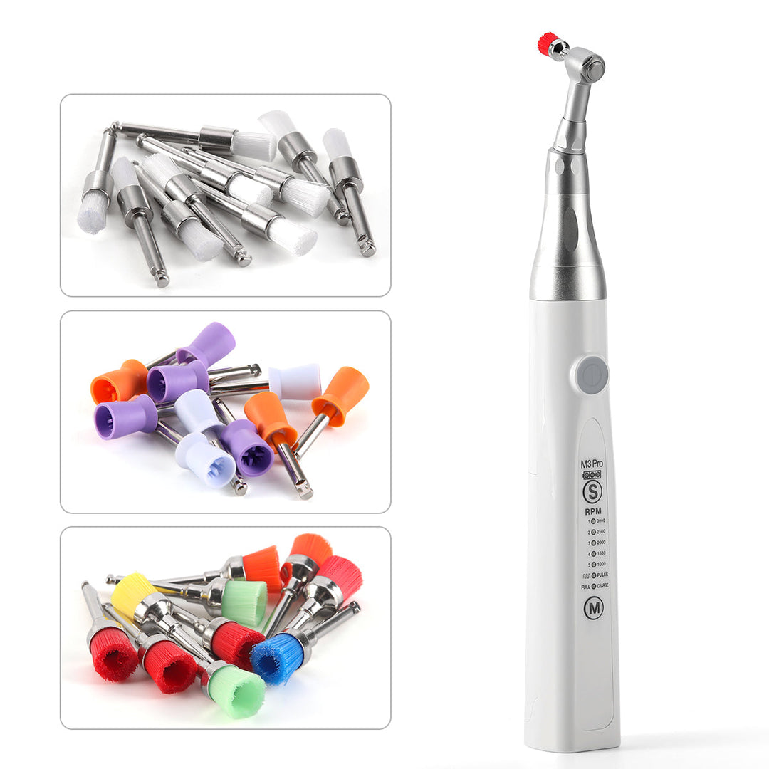 Dental Cordless Hygiene Prophy Handpieces 5 Speed Settings 360 Rotating