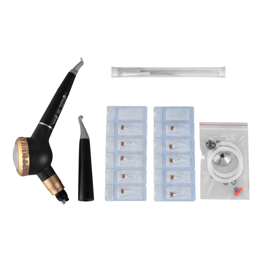 Woodpecker Dental Air Polisher Supragingival & Subgingival Scaling 4 Hole AP-H Plus Three-section Detachable Design With 2 Handpieces