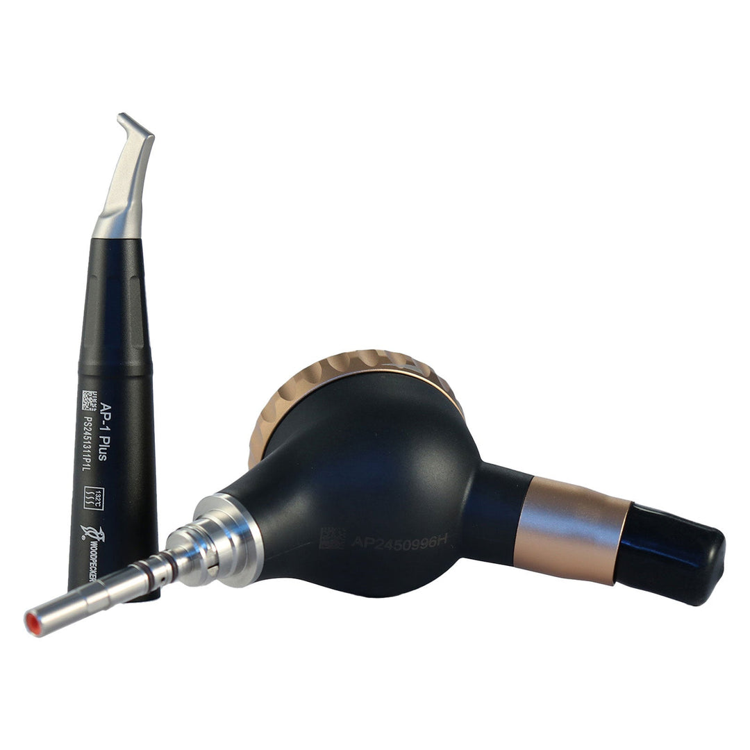 Woodpecker Dental Air Polisher Supragingival & Subgingival Scaling 4 Hole AP-H Plus Three-section Detachable Design With 2 Handpieces