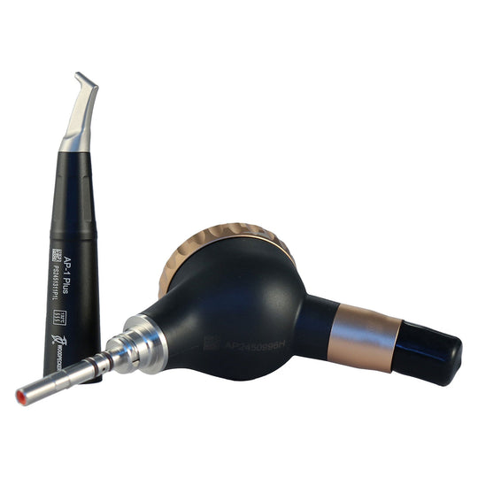 Woodpecker Dental Air Polisher Supragingival & Subgingival Scaling 4 Hole AP-H Plus Three-section Detachable Design With 2 Handpieces