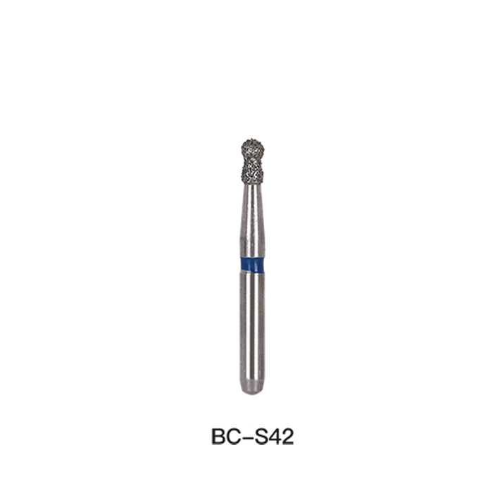 Diamond Bur FG BC Series Full Size Round With Collar 5pcs/Pack