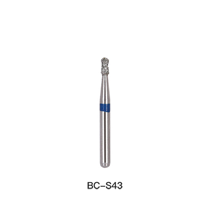 Diamond Bur FG BC Series Full Size Round With Collar 5pcs/Pack