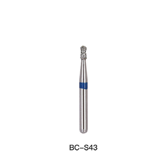 Diamond Bur FG BC Series Full Size Round With Collar 5pcs/Pack