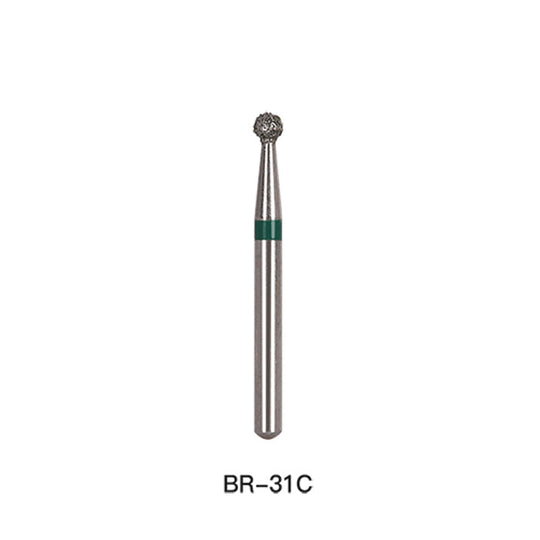 Diamond Bur FG BR Series Full Size Round 5pcs/Pack