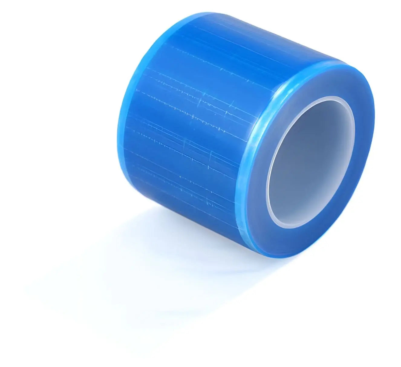 Barrier Film 1200 SHEETS: Blue roll of protective film measuring 15cm x 10cm, containing 1200 perforated sheets. Durable and easy-to-use medical-grade barrier film for various applications. Clear option also available.