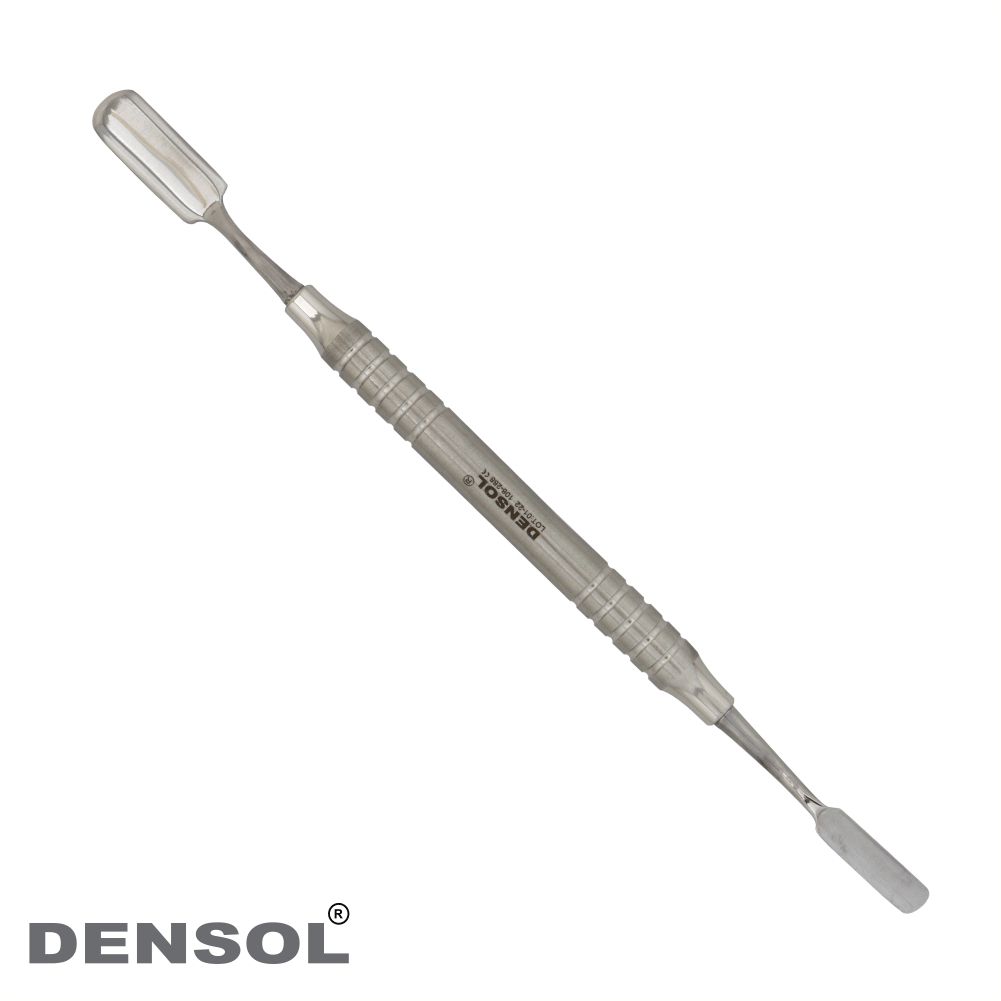 Bone Graft Spoon Large and Small Scoop dental instrument made of stainless steel, featuring double-ended design with large and small scoops for dental implant and bone grafting procedures, manufactured by Densol, TGA approved with 3-year warranty