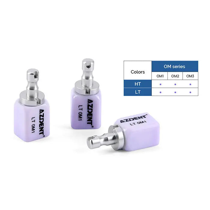 Lithium Disilicate C14 Glass Ceramic Blocks LT/HT Dental Lab Crown Material for CAD CAM Sirona Cerec Milling Syste 5pcs/Box MediFocal