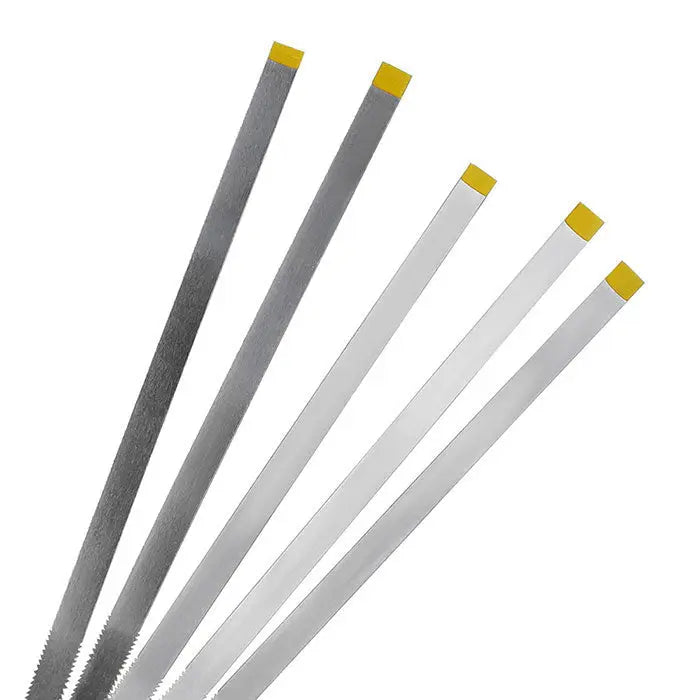 Dental Diamond Polishing Strips in various sizes with yellow tips, stainless steel construction for IPR system and composite polishing, featuring different grits and autoclavable design