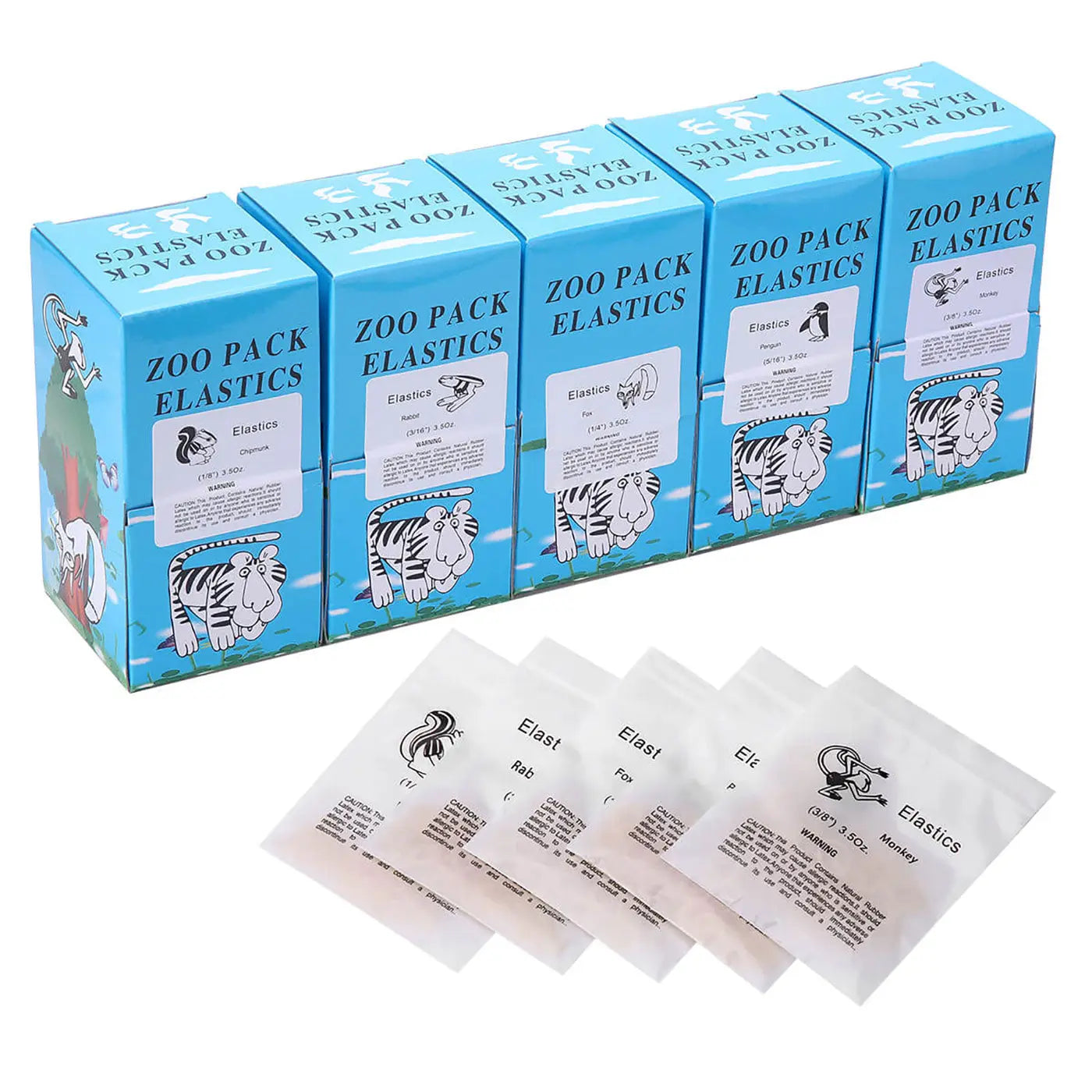 Orthodontic Elastics Rubber Bands Latex Braces Force 3.5 Oz 5000pcs/Box MediFocal