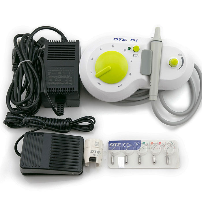 Woodpecker Ultrasonic Piezo Scaler DTE D1 5 Tips Scaling & Perio Green