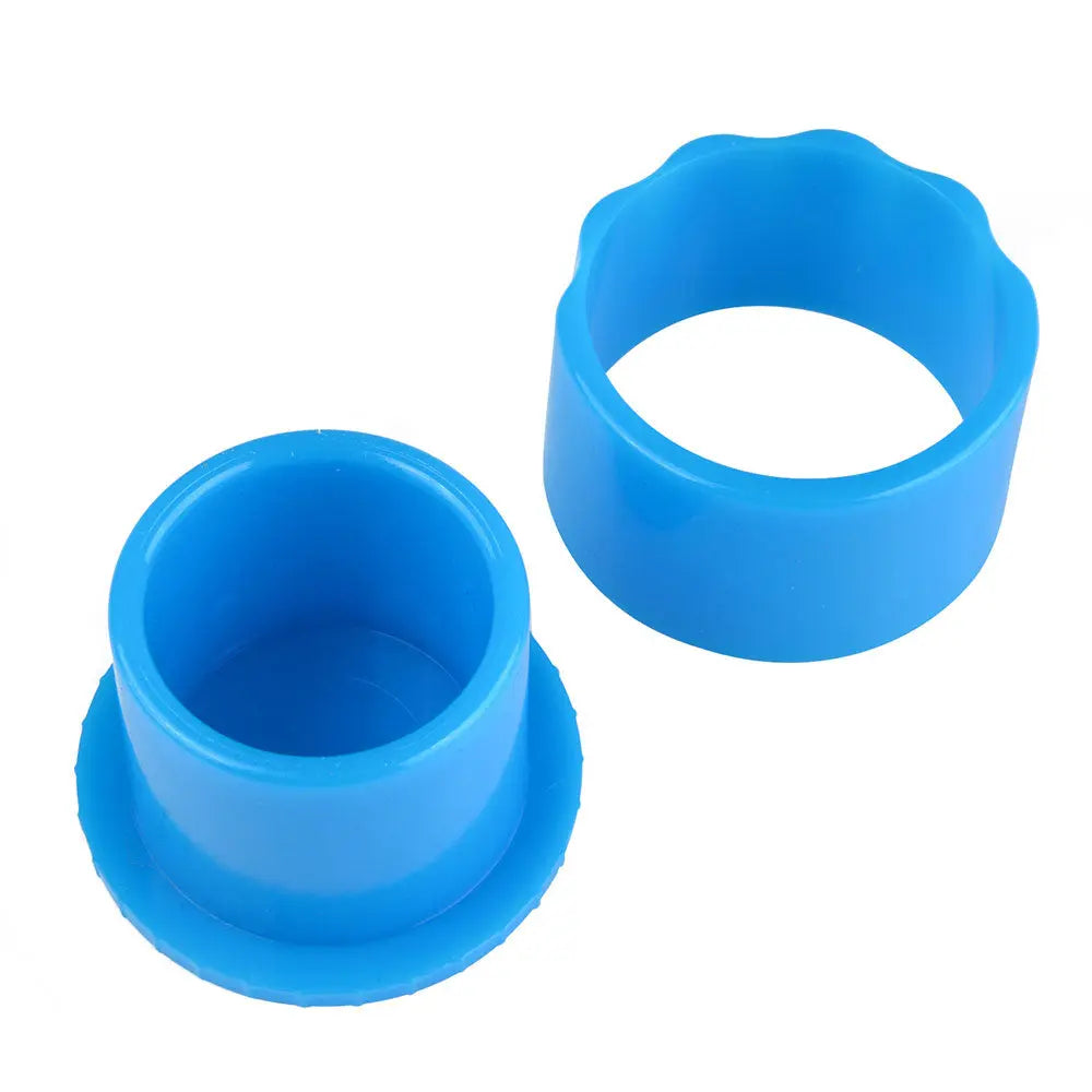 Dental Endodontic Sponge Endo Clean Stand Oval Insert Refill: Blue silicone dental sponge inserts with oval shape and flared edges, autoclavable up to 135°C, designed for endodontic procedures and instrument cleaning, featuring non-slip base for stability