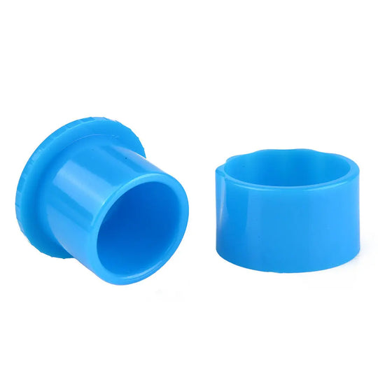 Dental Endodontic Sponge Endo Clean Stand Oval Insert Refill: Blue silicone ring inserts for dental cleaning stands. Autoclavable, non-slip base, 4mm inner diameter, 30mm height. High-quality, durable dental equipment for endodontic procedures.