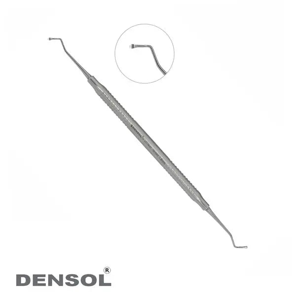 Dental Excavators 1.5mm Spoon Oval with double-ended tips, premium anatomical round hollow handle, and sharp edges for removing decay and debris in dental restoration procedures. High-quality stainless steel construction with 3-year warranty.