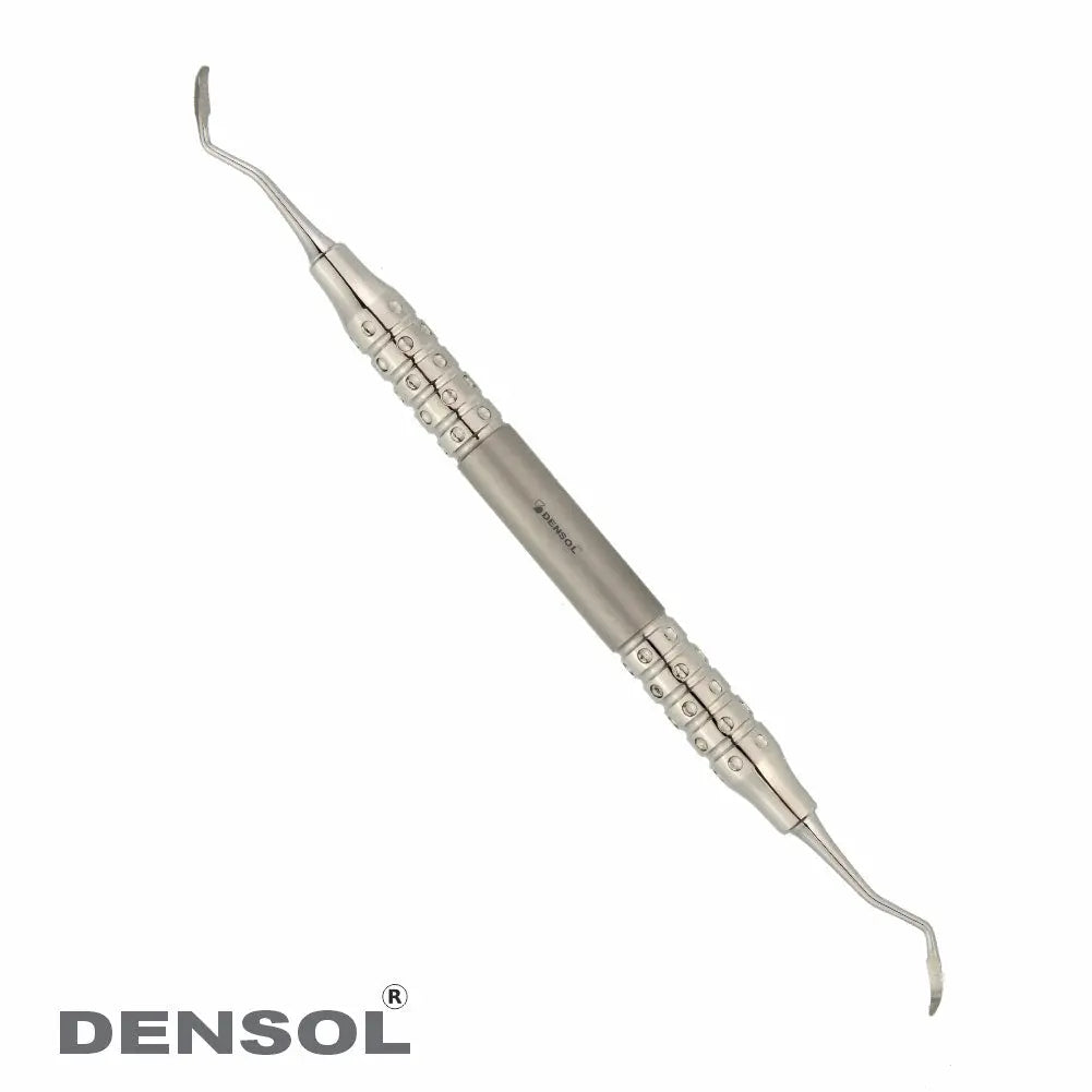 Dental Scaler Crane Kaplan: Professional stainless steel periodontal instrument with hollow handle and curved ends for soft tissue recontouring and interproximal excision. TGA approved German-made tool with 3-year warranty.