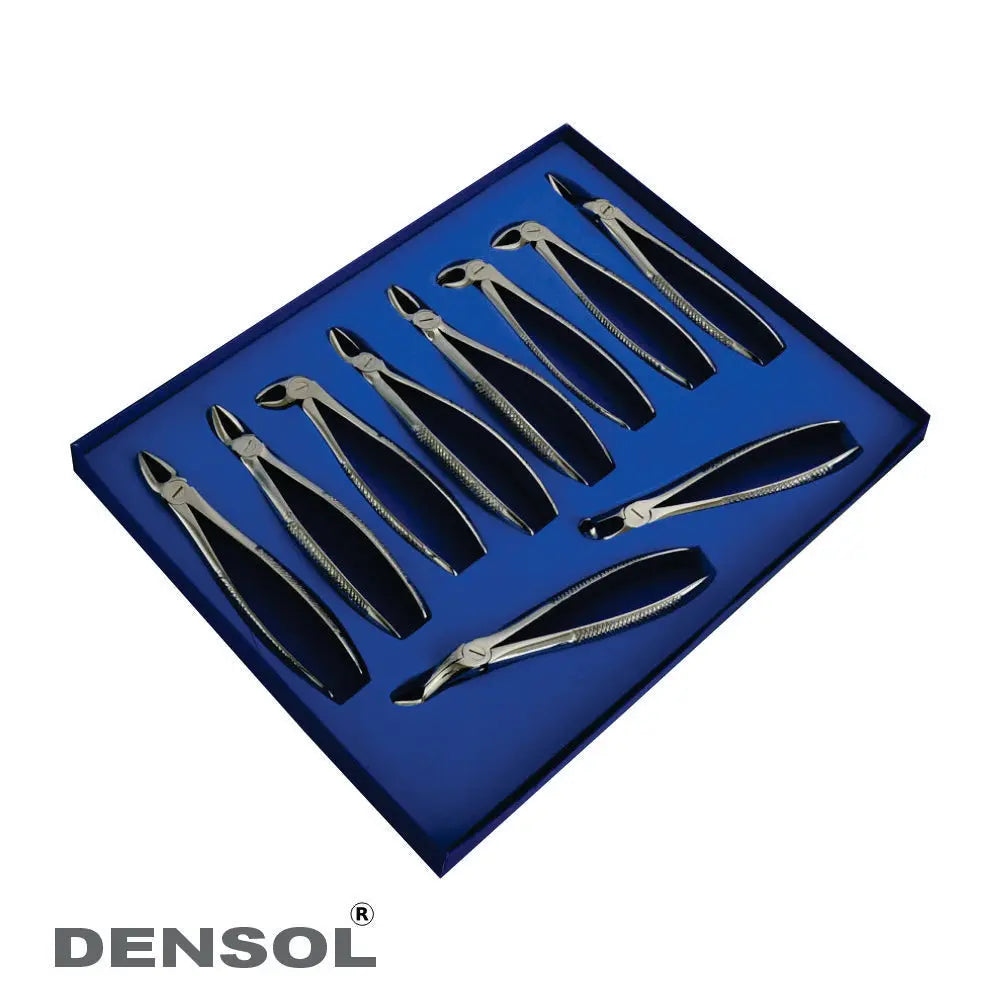 Extraction Set of 10 Extracting Forceps Standard Medifocal