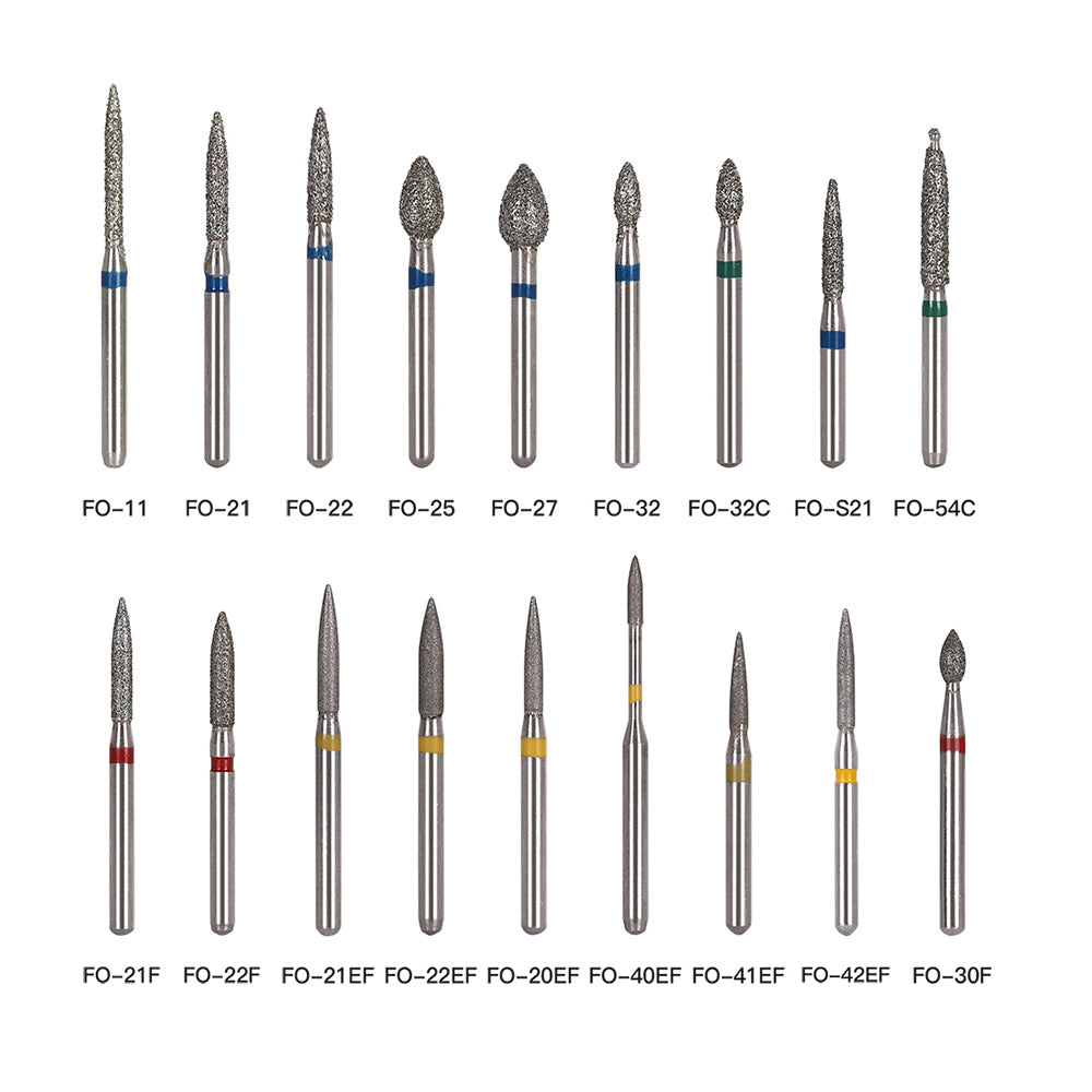 Diamond Bur FG FO Series Full Size Flame 5pcs/Pack