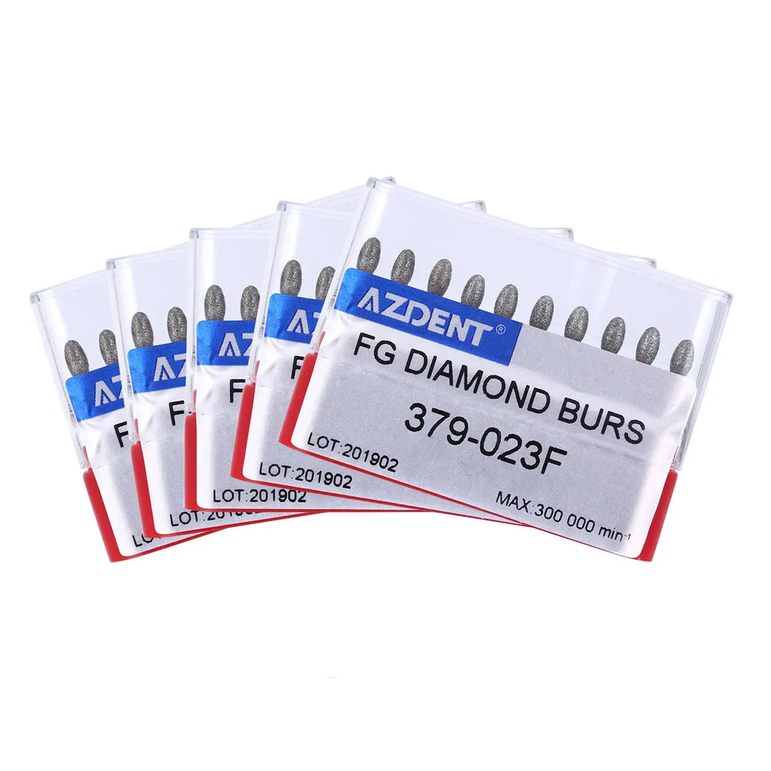 Diamond Bur FG 379-023F Football Red 10pcs/Kit MediFocal