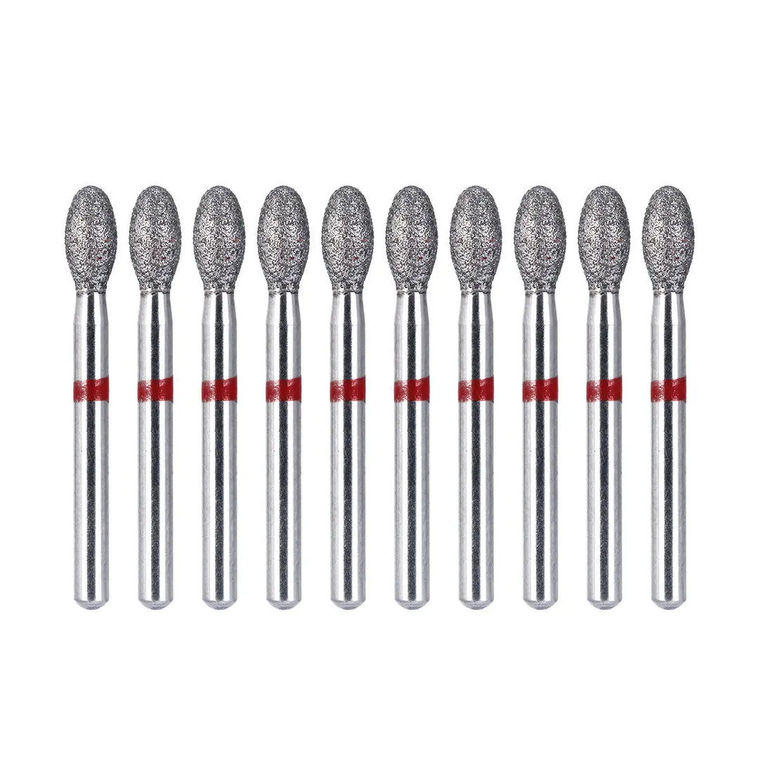 Diamond Bur FG 379-023F Football Red 10pcs/Kit MediFocal