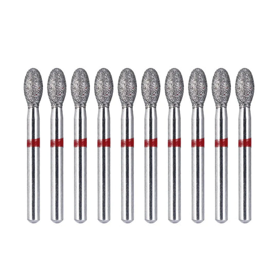 Diamond Bur FG 379-023F Football Red 10pcs/Kit MediFocal