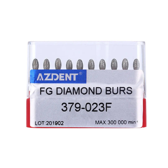 Diamond Bur FG 379-023F Football Red 10pcs/Kit MediFocal