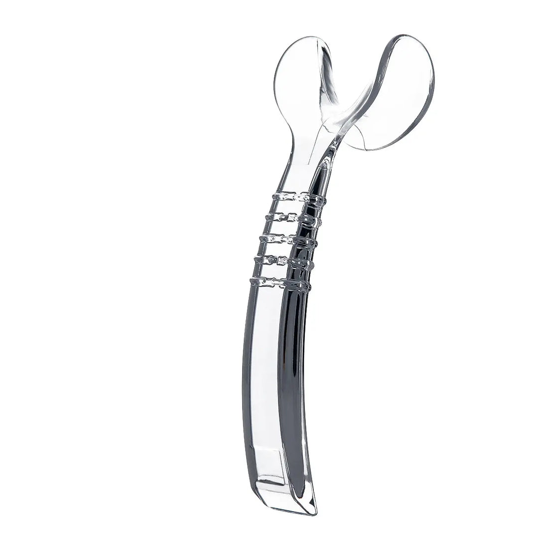 Dental Orthodontic Mouth Opener Cheek Lips Retractor Y-Shape Small/Large: Clear plastic Y-shaped dental tool for optimal visibility and unobstructed oral cavity view. User-friendly design suitable for hospital and home use, providing safe and reliable technique for dental procedures.