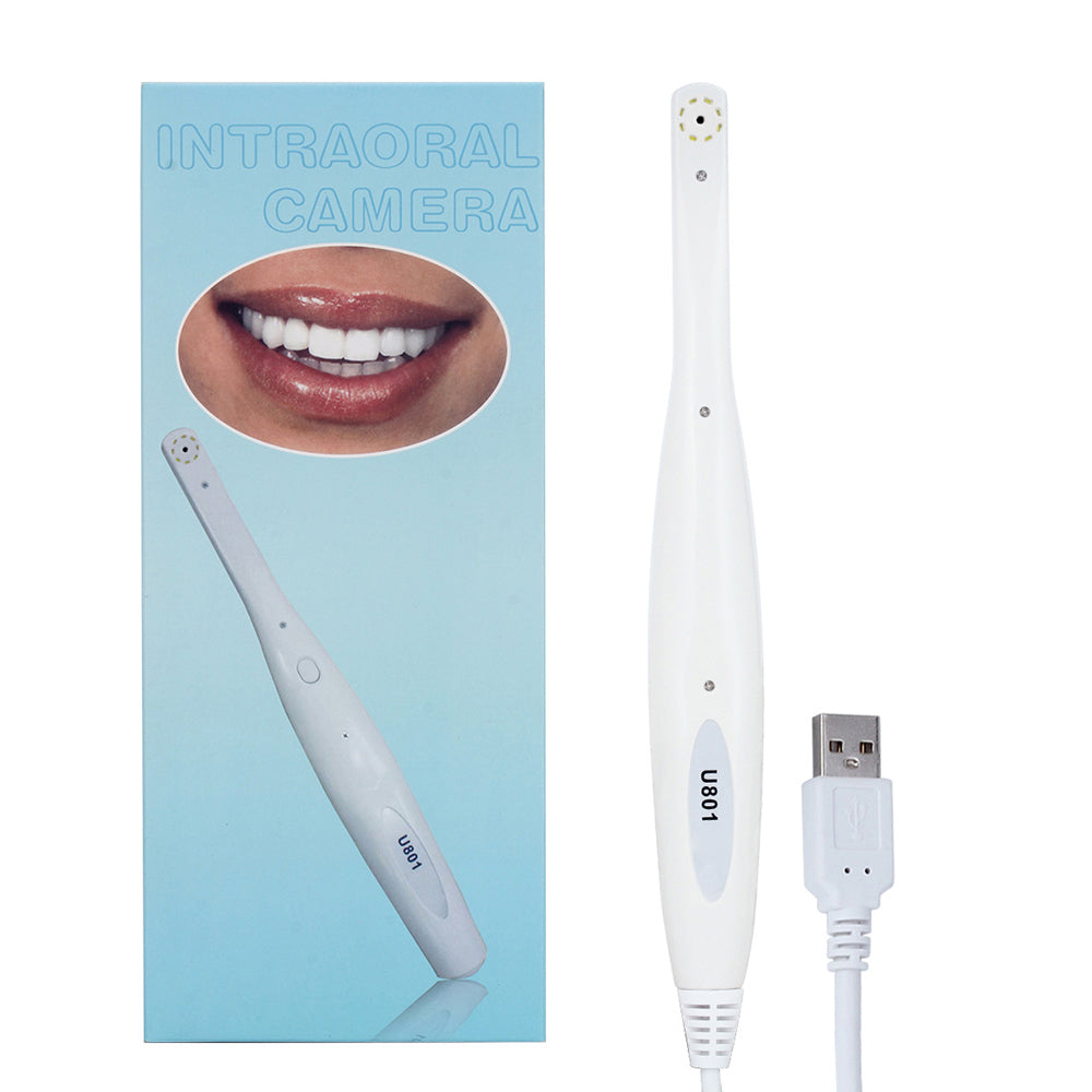 Dental USB Intraoral Camera 8 LED Light High Resolution CMOS 1/4 Sensor