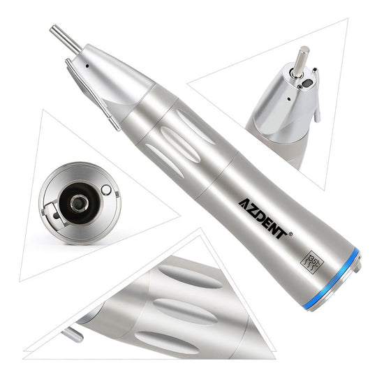 1:1 Fiber Optic Low Speed Straight Handpiece Surgical With External Pipe