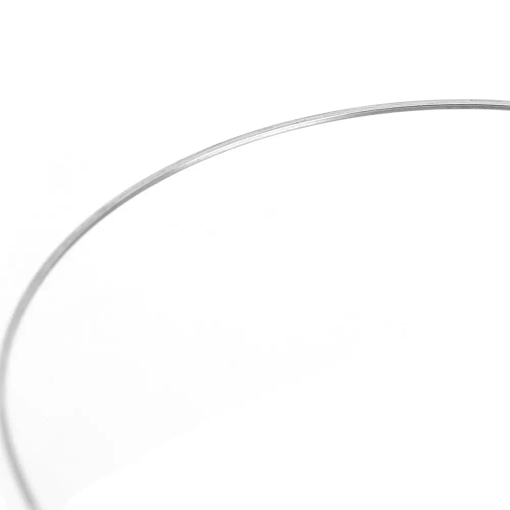 Archwire Stainless Steel Natural Form Rectangular 0.018 x 0.025 Lower 10pcs/Pack shown as a curved, thin metal wire against a white background, highlighting its flexibility and natural arch shape for dental applications