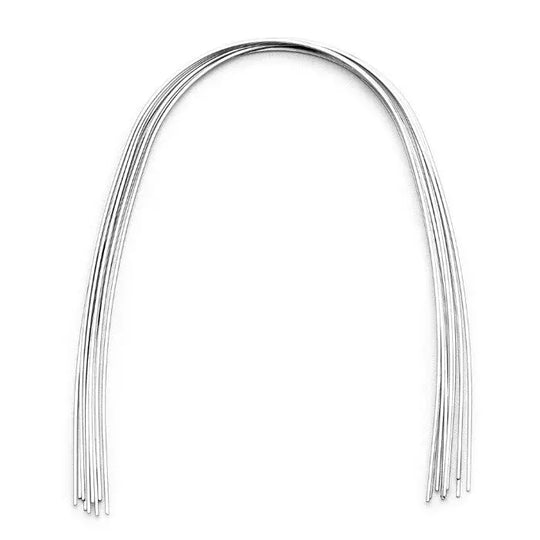 Thermal Active NiTi Archwire Natural Form Rectangular 0.014 x 0.025 Upper 10pcs/Pack MediFocal