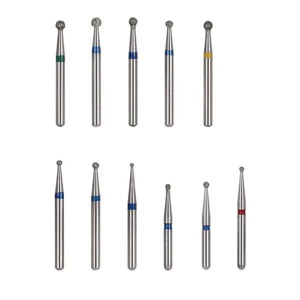 Diamond Bur FG BR Series Full Size Round 5pcs/Pack MediFocal