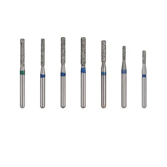 Diamond Bur SF Series Full Size Flat End Cylinder 5pcs/Pack MediFocal