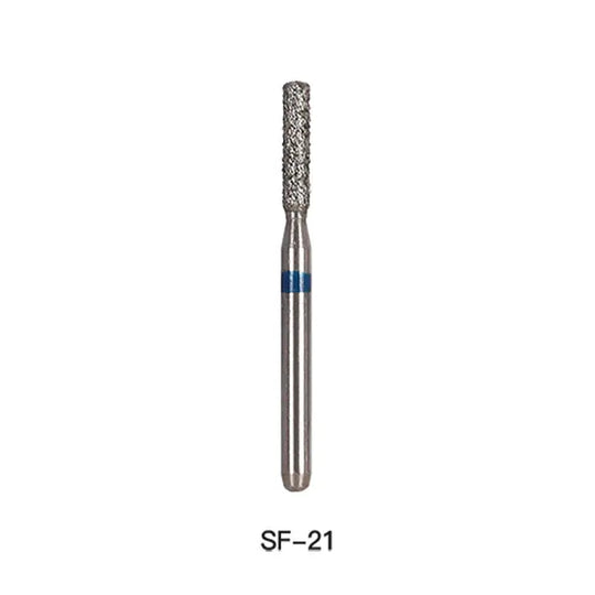 Diamond Bur SF Series Full Size Flat End Cylinder 5pcs/Pack MediFocal