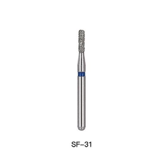 Diamond Bur SF Series Full Size Flat End Cylinder 5pcs/Pack MediFocal