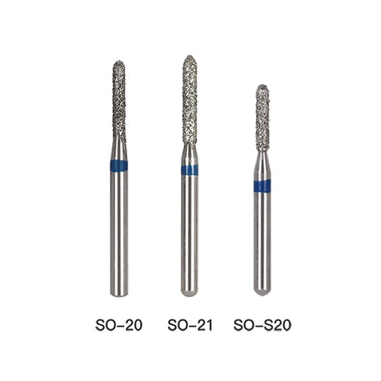 Diamond Bur SO Series Full Size Torpedo 5pcs/Pack MediFocal