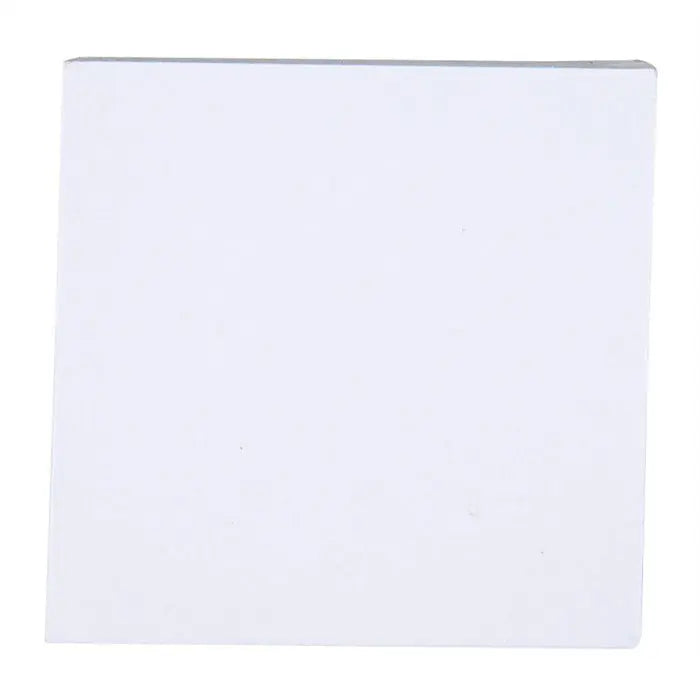 10 Pads Dental Mixing Pad 2x2 inch Bounded on 2 Sides 50Sheets/Pad - Single white square disposable mixing pad for dental materials, featuring easy tear-off sheets and non-penetrable coating for clean and efficient use in dental procedures