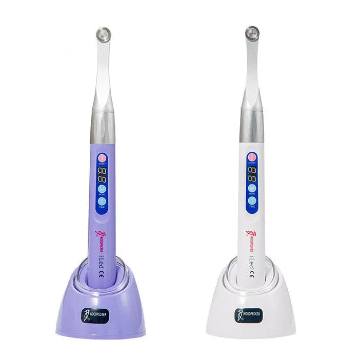 Woodpecker Curing Light iLED Plus Wireless 360° Rotary Wide Spectrum Metal Head 2 Working Modes 2500mW/cm2 White/Purple Woodpecker