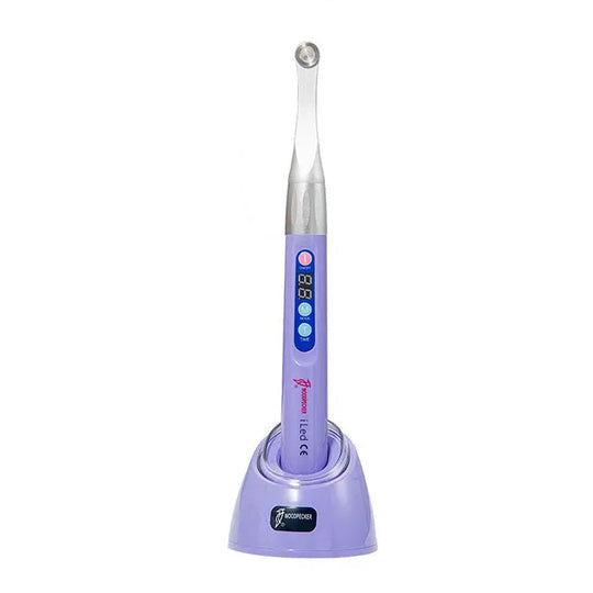 Woodpecker Curing Light iLED Plus Wireless 360° Rotary Wide Spectrum Metal Head 2 Working Modes 2500mW/cm2 White/Purple Woodpecker