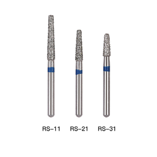 Diamond Bur RS Series Full Size Rounded Shoulder 5pcs/Pack