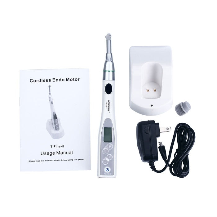 Dental Mini Cordless Endo Motor Treatment ENDO-2 With 16:1 Contra Angle 9 Programs With Reciprocation Function