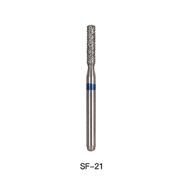 Diamond Bur SF Series Full Size Flat End Cylinder 5pcs/Pack