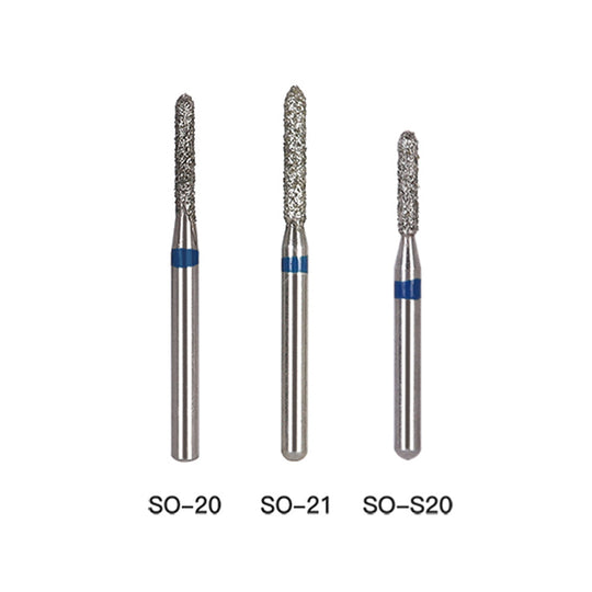 Diamond Bur SO Series Full Size Torpedo 5pcs/Pack