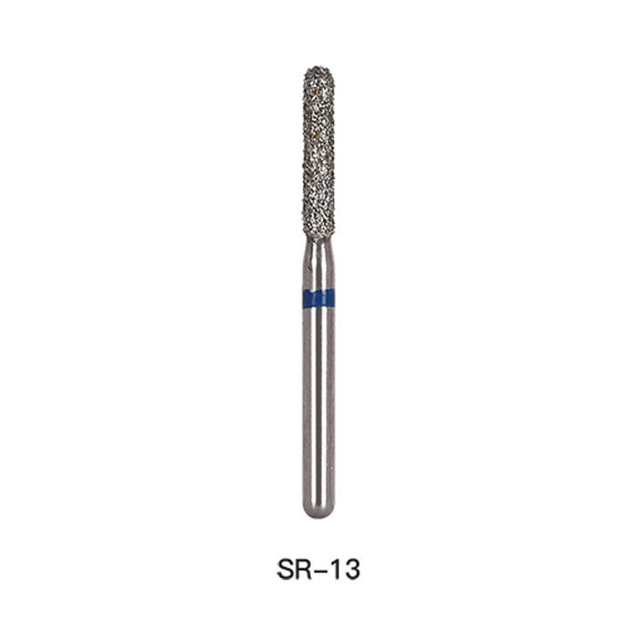 Diamond Bur SR Series Full Size Round End Cylinder 5pcs/Pack